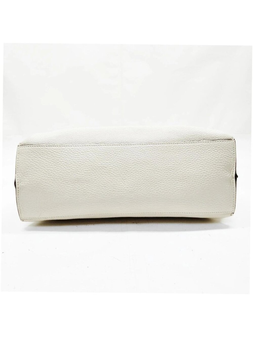 Authentic Gucci Bamboo Daily Top Handle Bag White Leather Crossbody Tote - Picture 8 of 16